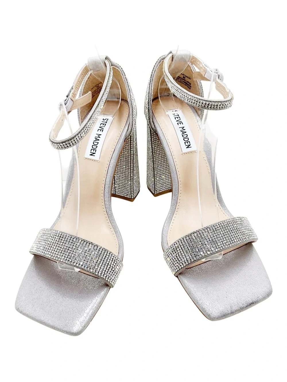 🆕{Steve Madden} TIAA Rhinestone Sandals